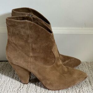 Vince Camuto Brown Suede Bootie
